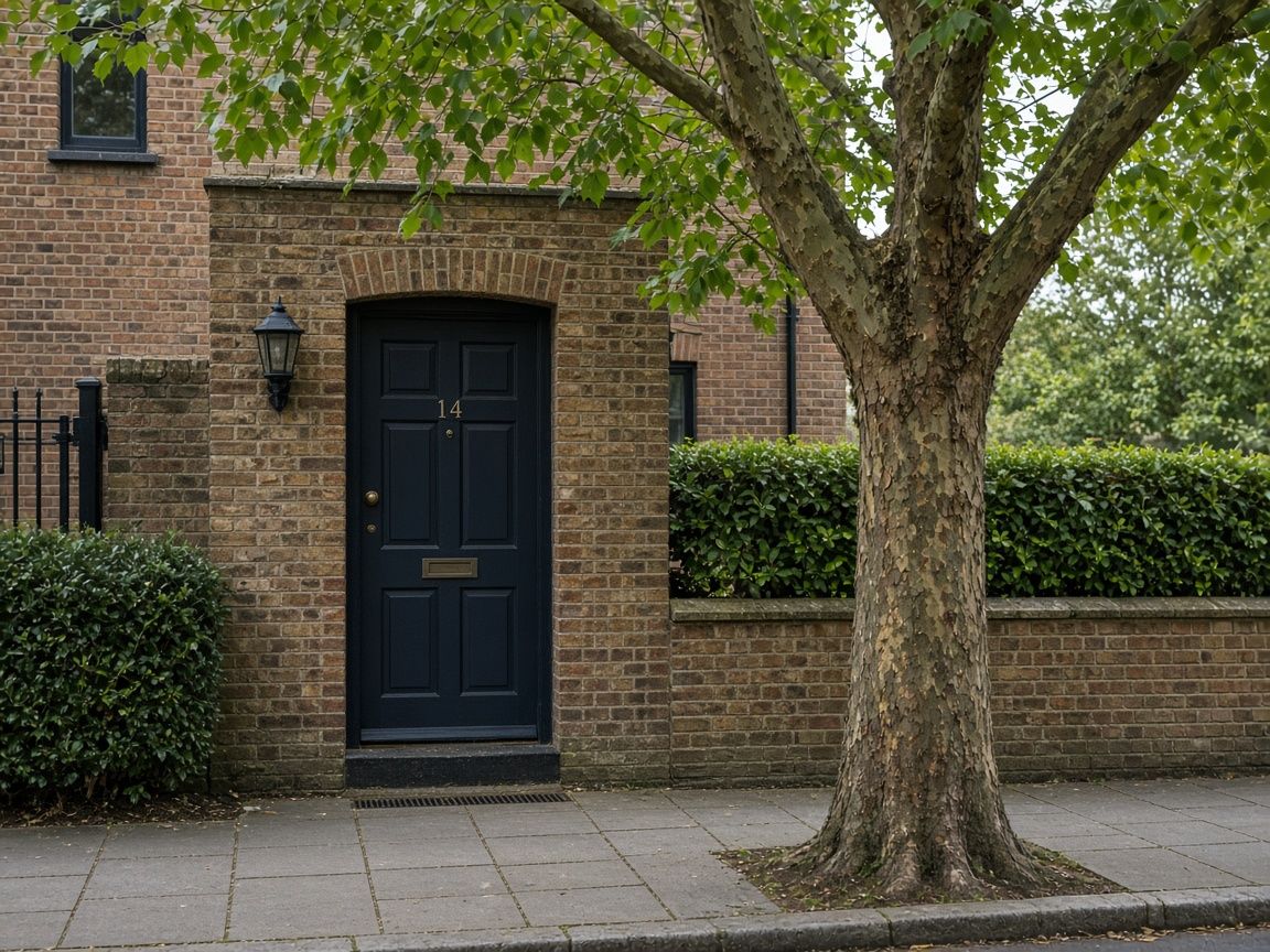 The entrance to the Median & Moss studio in Cuffley